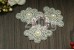 Bridal Rhinestone Applique 5, DIAMOND PEARL SHAPE,  9x6.5cm